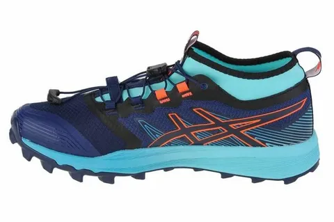 1012A481-400 Кроссовки жен. ASICS GEL-FudjiTrabuco PRO, цв. сине-оранжевый