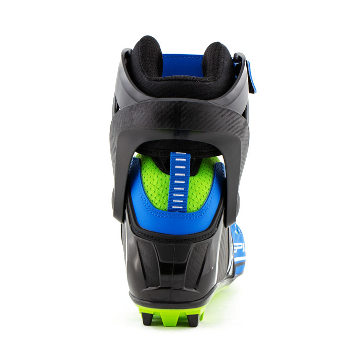 17-2 Ботинки лыжероллерные SPINE Skate Skirol, система NNN, цв. черный-салатовый