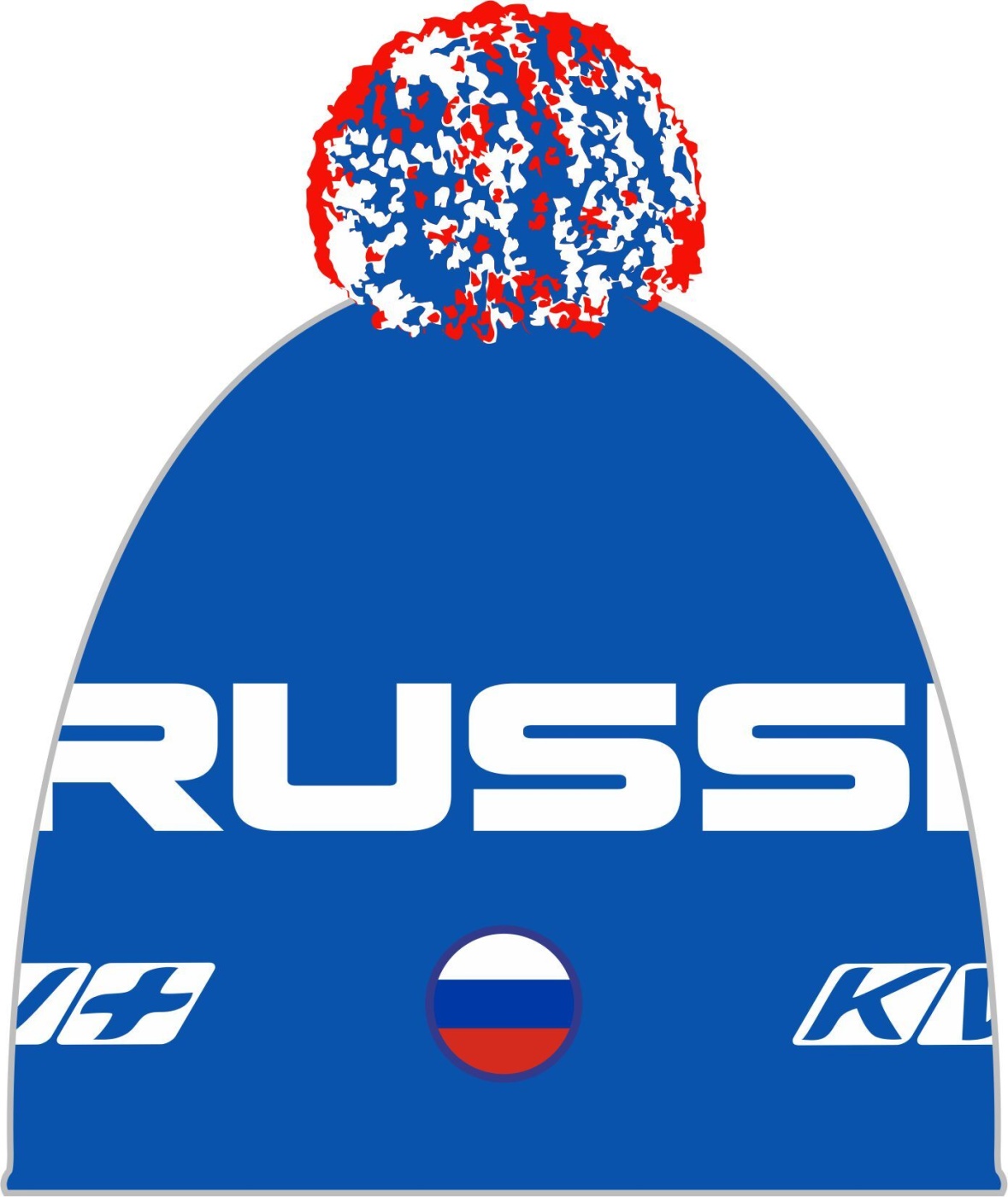 22A01.RUS Шапка унисекс KV+ Patriot, цв. синий-белый