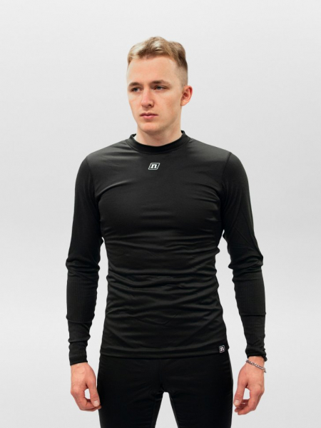2001810-0001 Рубашка термо унисекс NONAME ARCTOS WS SHIRT 24UX, цв. черный