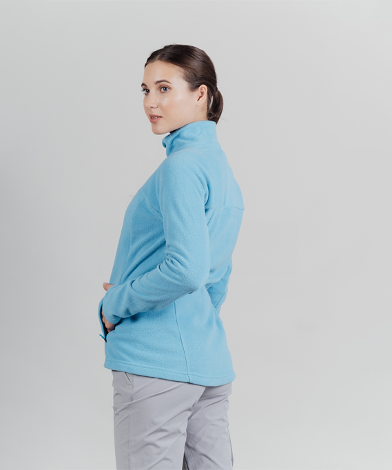 NSW579123 Толстовка жен. NORDSKI Fleece Dolphin, цв. голубой