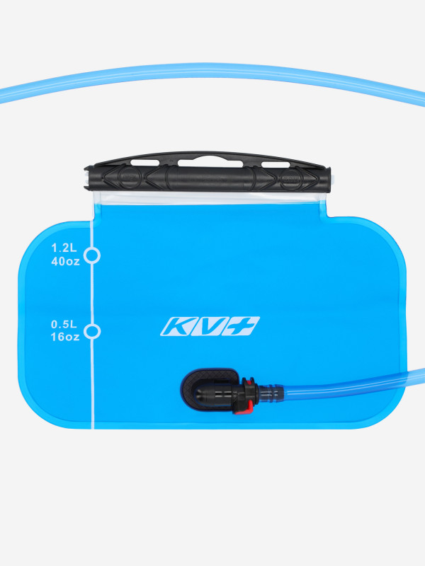 26D38 Термос-подсумок (гидратор) KV+ Marathon с USB-зарядкой, с фонариком, ёмкость 1 L, цв. черный