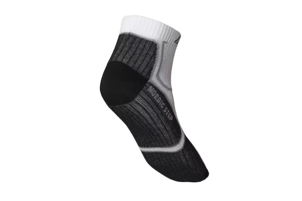 25U22.0 Носки термо унисекс KV+ Socks Summer Step (short), низкая посадка, цв. белый-черный