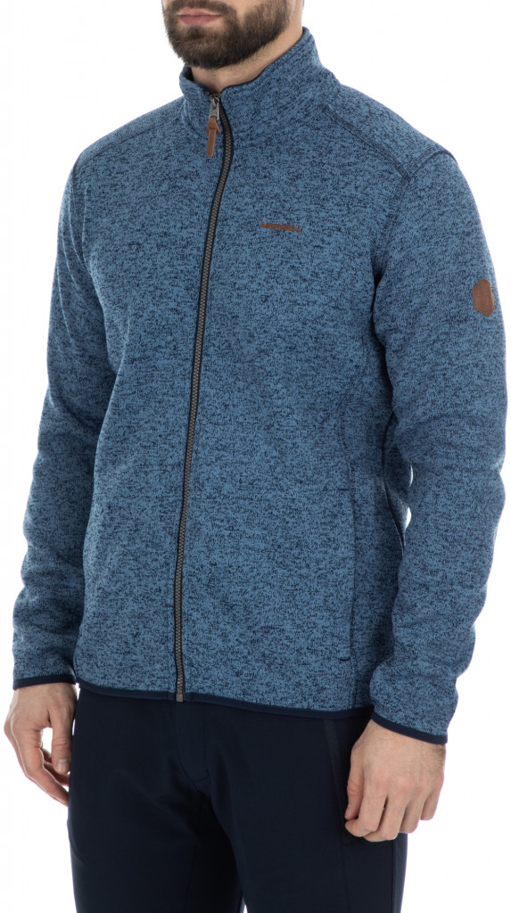 301932M Кофта муж. GTS Comb Fleece, цв. стальной синий