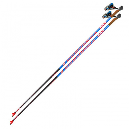 23P003Q Лыжные палки KV+ Tornado Plus (Карбон 100%), система QCD