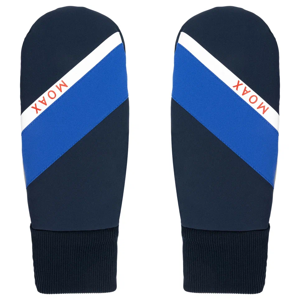 M0674-72107 Варежки унисекс MOAX Team, цв. тем.синий-олимпийский синий