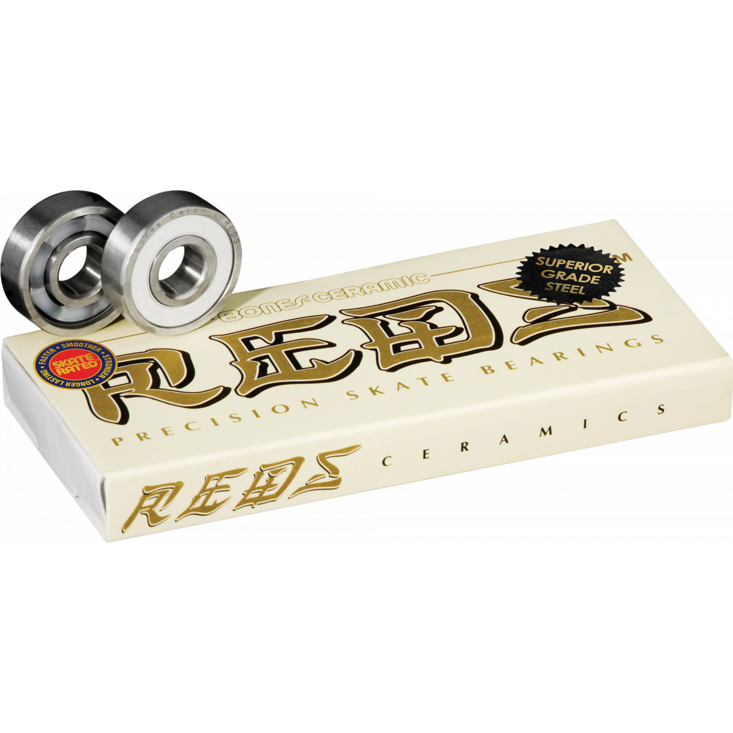 608RS7 Подпишник для лыжероллеров BONES Ceramic Reds