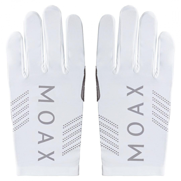 M0341-00000 Перчатки лыжероллерные унисекс MOAX Speed, цв. белый