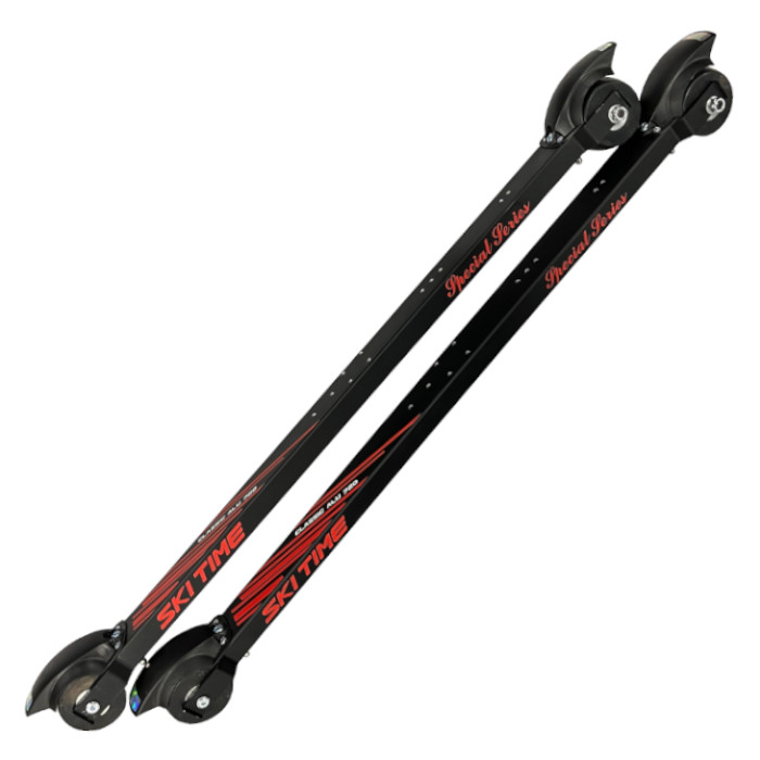 22377 Лыжероллеры SKI TIME Classic Ski roller Alu L 750mm, 70*50 резина медленные колеса №3
