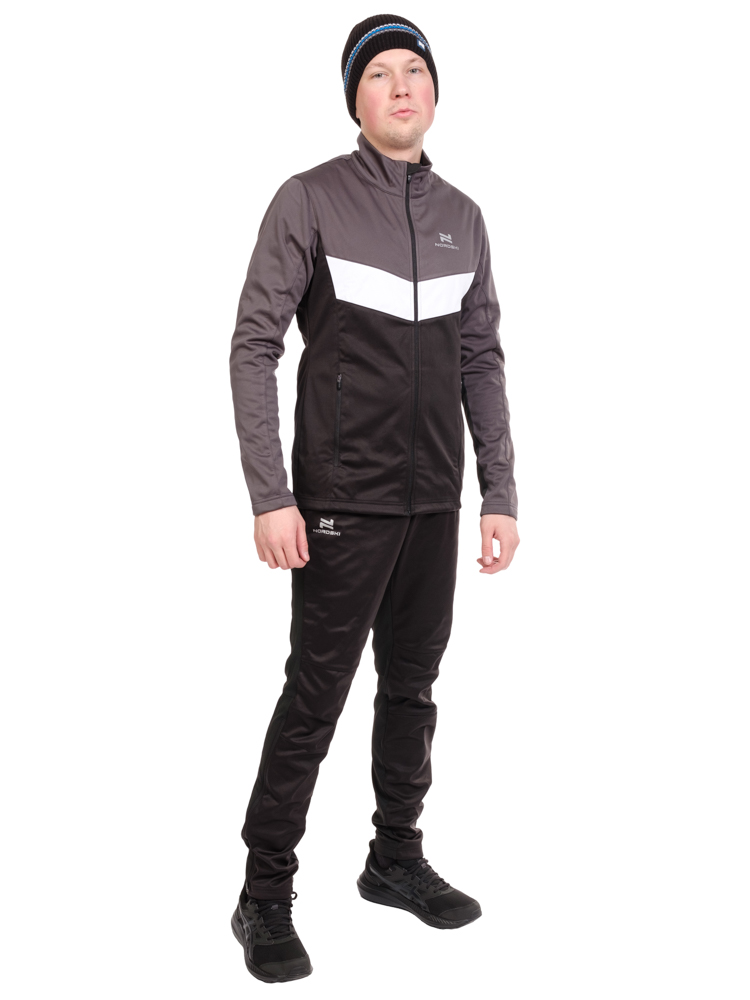 NSM815202 Костюм разминочный NordSki Base Grey/Black