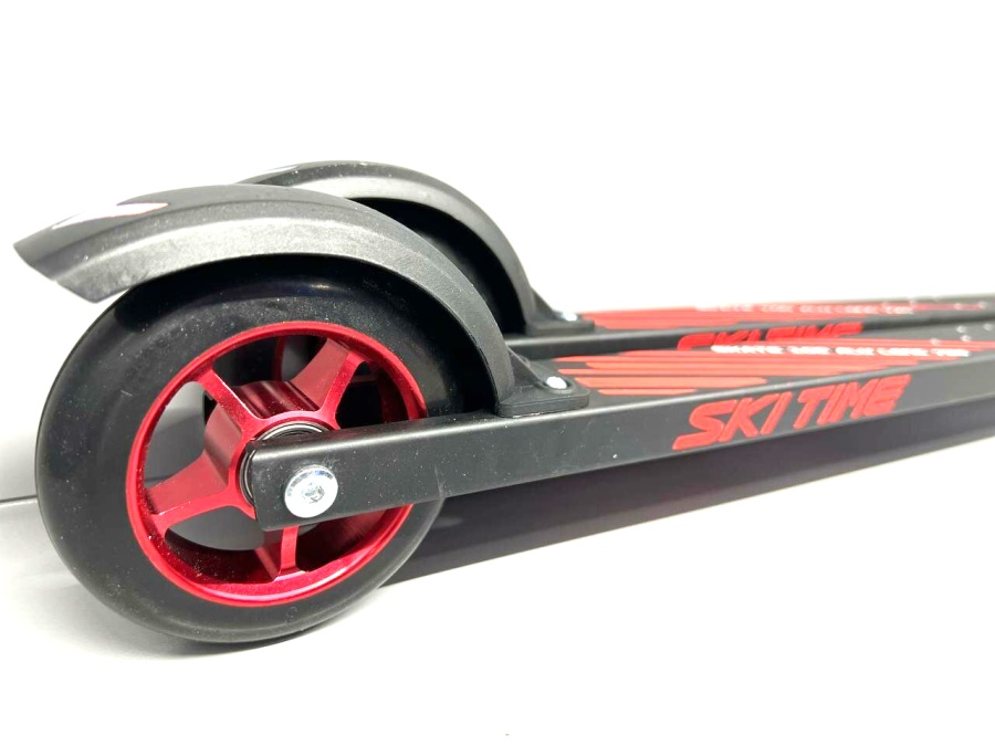 22376 Лыжероллеры SKI TIME Skate Ski roller удлиненные L 720mm, 100*24 каучук медленные колеса №3