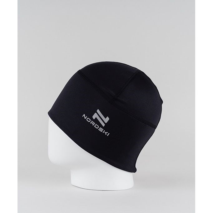 NSV228100 Шапка гоночная унисекс NORDSKI Warm, цв. черный