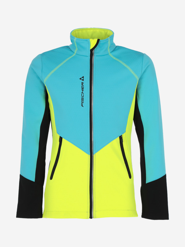 GR8132-400 Куртка детс. Fischer Softshell Warm, цв. бирюзовый