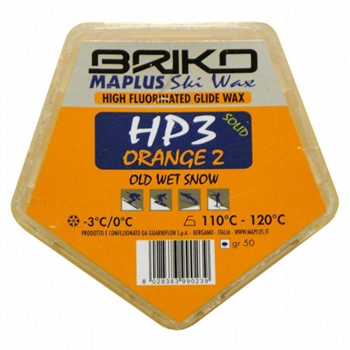 BMW0907 Парафин BRIKO-MAPLUS HP3 Orange 2 50гр  0 -3