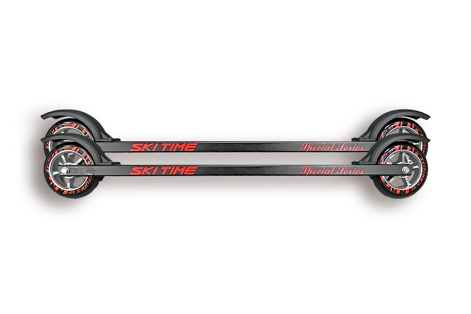 27475 Лыжероллеры SKI TIME Skate Ski roller L 620mm, 100*24 каучук средние колеса №2,75