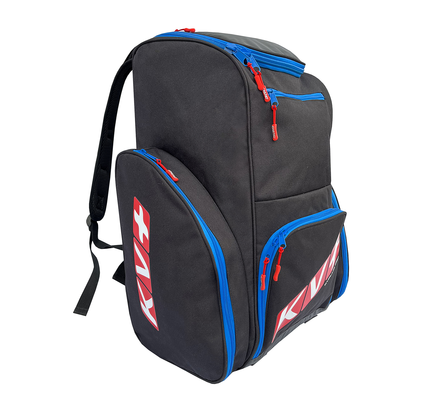 24D22.12 Рюкзак KV+ Rucksack с 2 отделениями для обуви, р. 45 L, цв. черный-синий