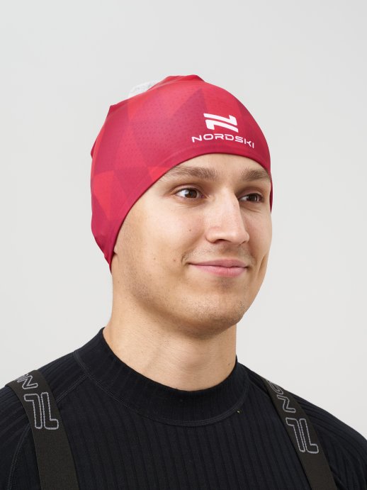 NSV1195033 Шапка гоночная унисекс NORDSKI Pro 2.0 Bom, цв. синий-розовый