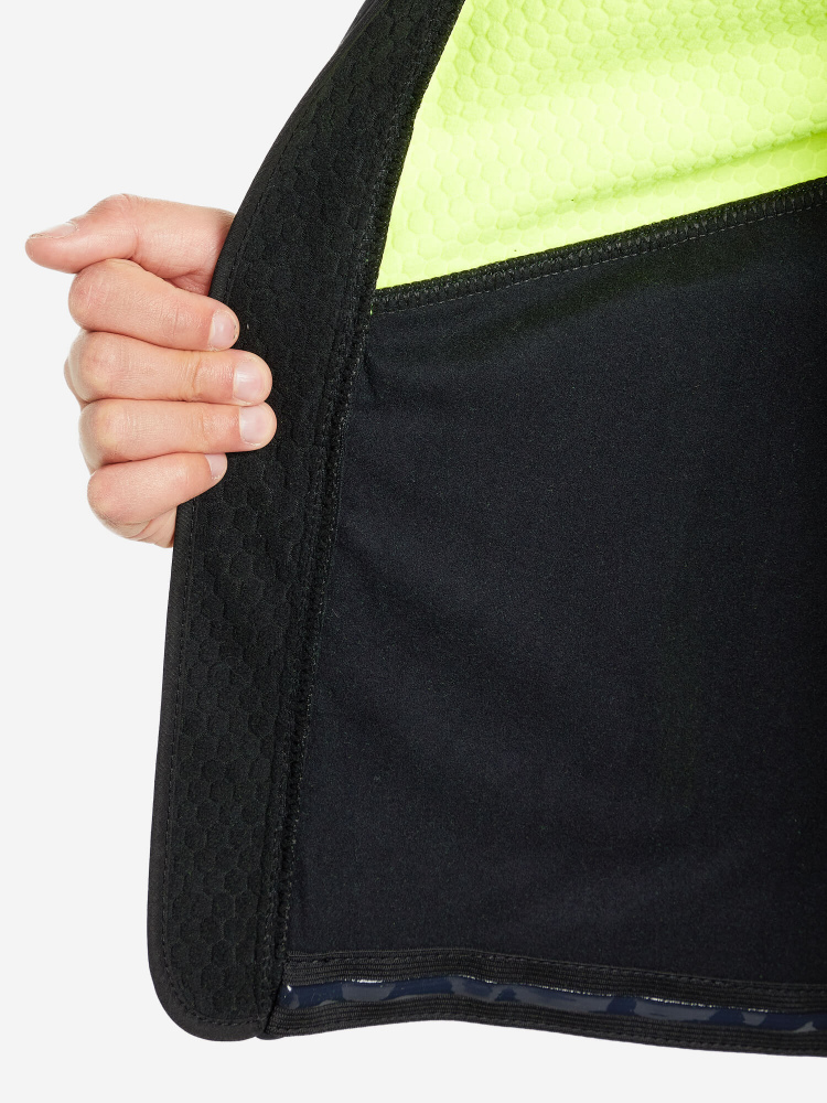 GR8132-103 Куртка детс. Fischer Softshell Warm, цв. черный-лимонный