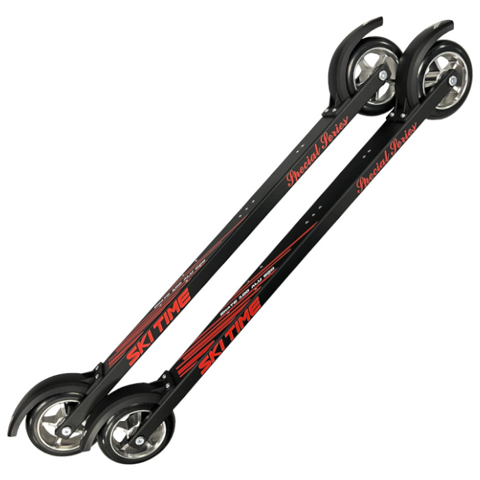 27475 Лыжероллеры SKI TIME Skate Ski roller L 620mm, 100*24 каучук средние колеса №2,75