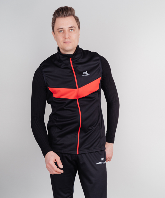 NSW831910 Жилет жен. NordSki BASE, цв. black/red