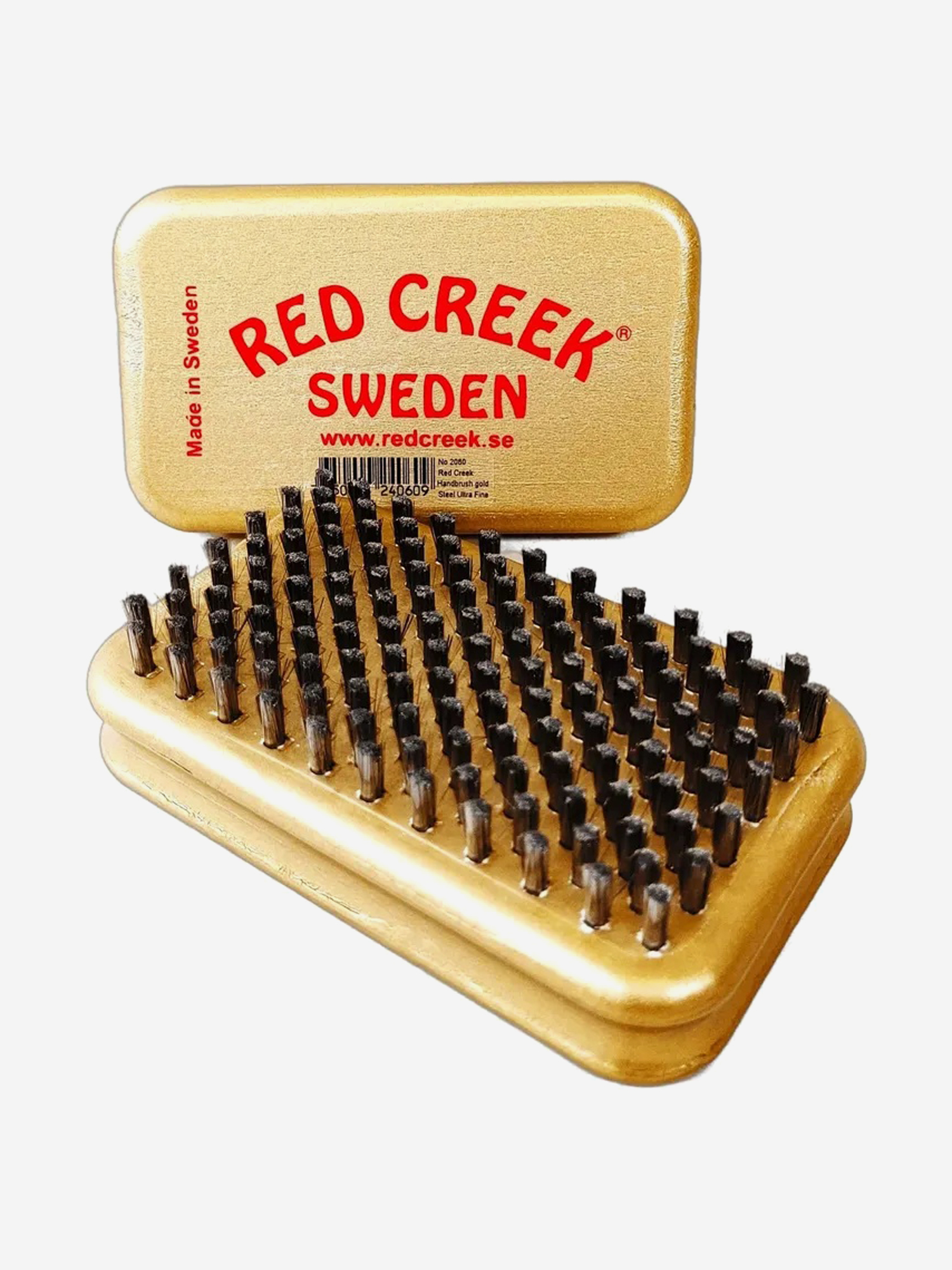 2060 Щетка RED CREEK сталь ультратонкая, цв. золото