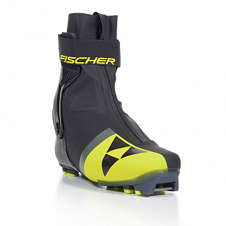 S05522 Лыжные ботинки унисекс FISCHER Classic, система NNN Speedmax Skiathlon, цв. черный