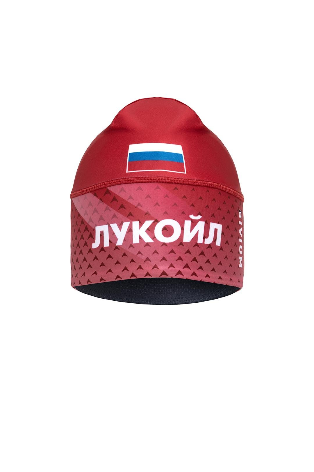 SHW102UN226-02422 Шапка гоночная унисекс BIVIUM "Энергия 3.0", цв. красный-белый