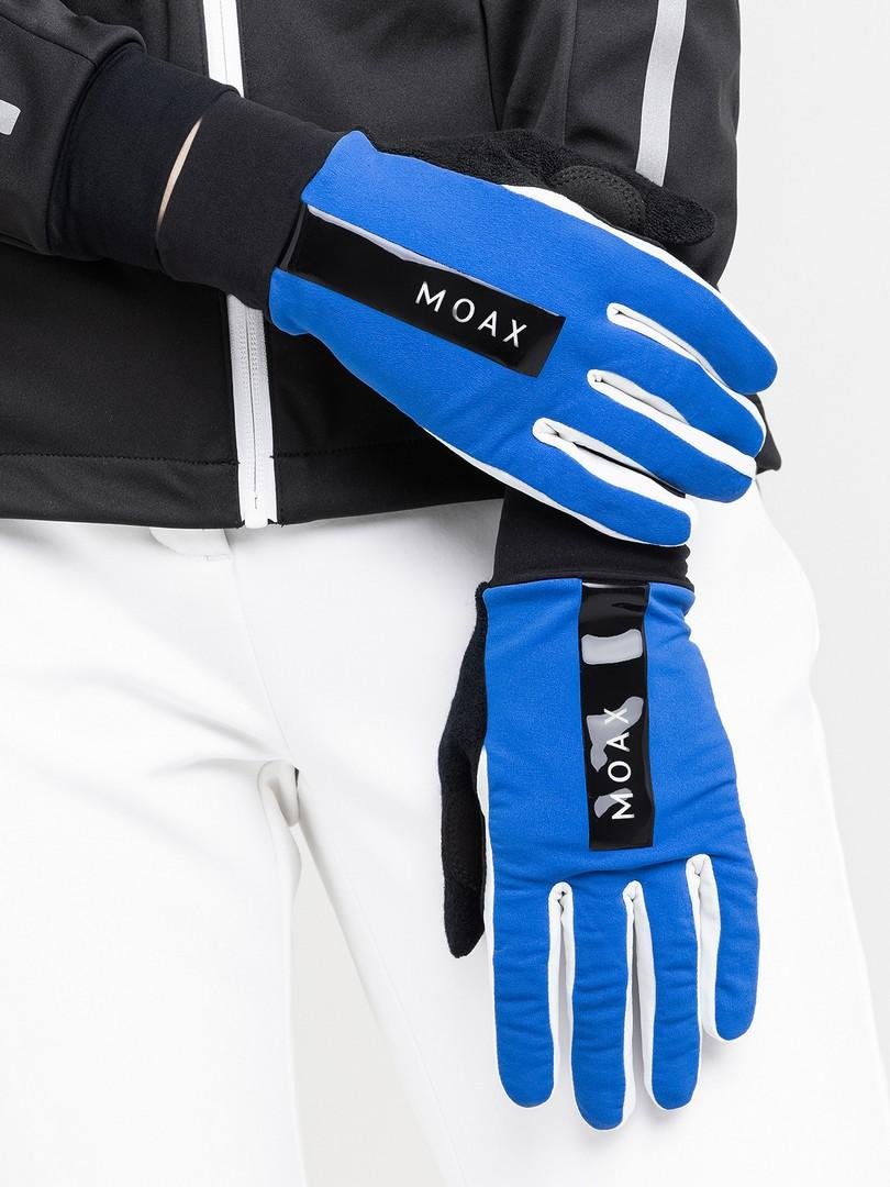 M0247-72107 Перчатки унисекс MOAX Focus, цв. олимпийский синий-черный