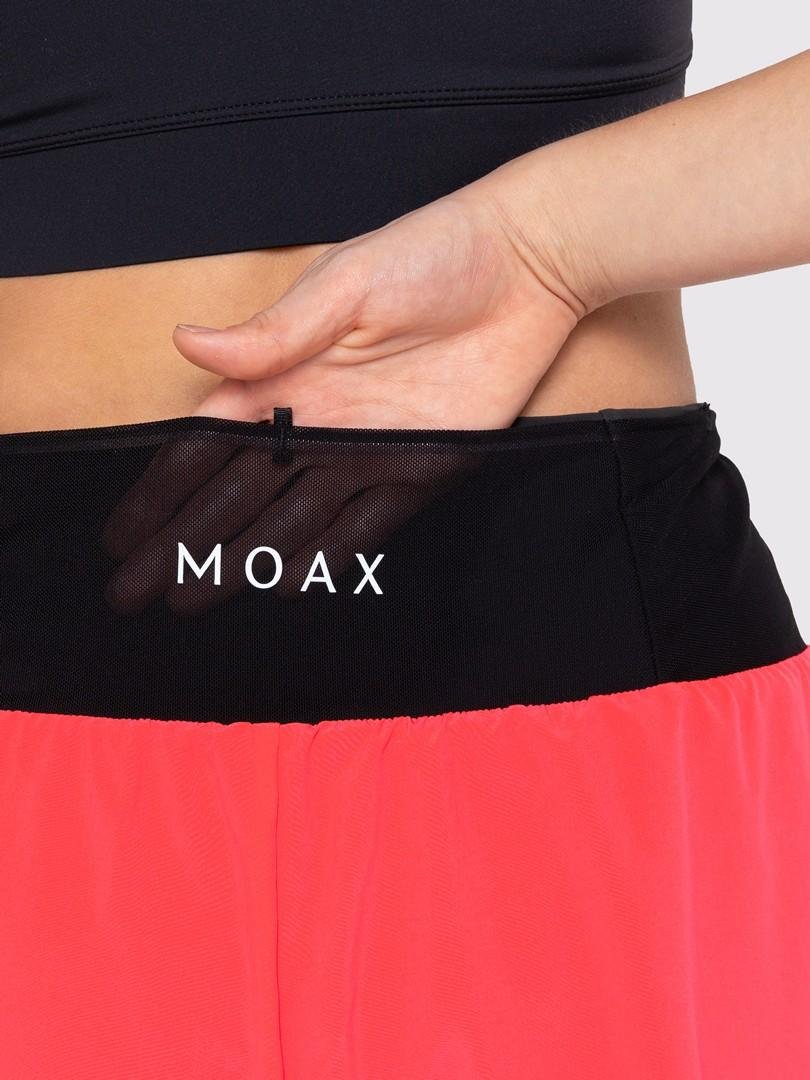MX265450-92165 Шорты 2в1 жен. MOAX Summit с поясом, цв. ярко-розовый