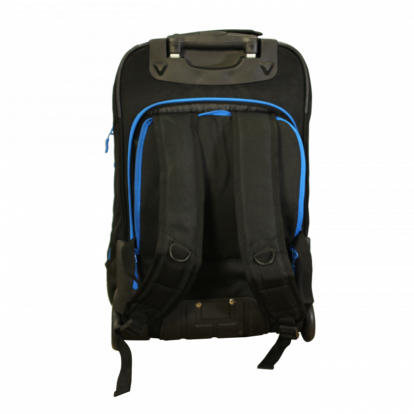 20D13.12 Рюкзак на колесах KV+ Trolley case р. 40 л., цв. черный-синий