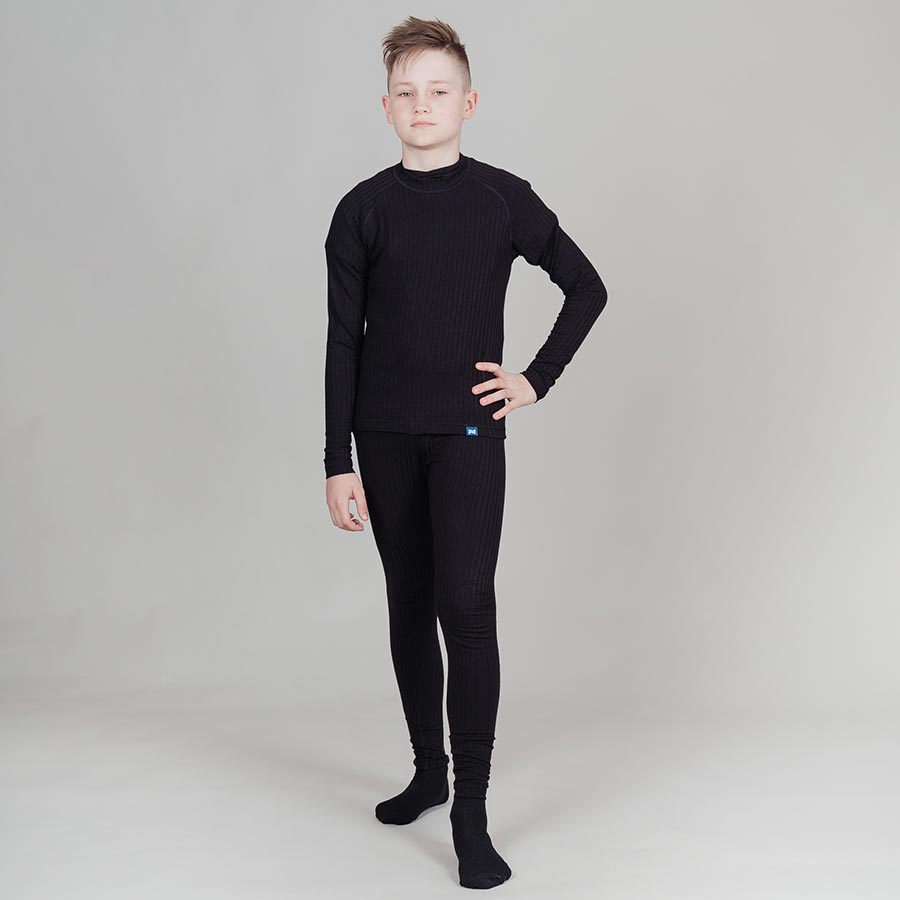 NSJ362100 Комплект термобелья NordSki Jr Active Pro black 