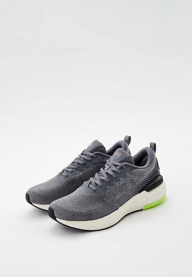 W572212219-3 Кроссовки муж. 361 Cushioning Running, цв. серый-тем.зеленый