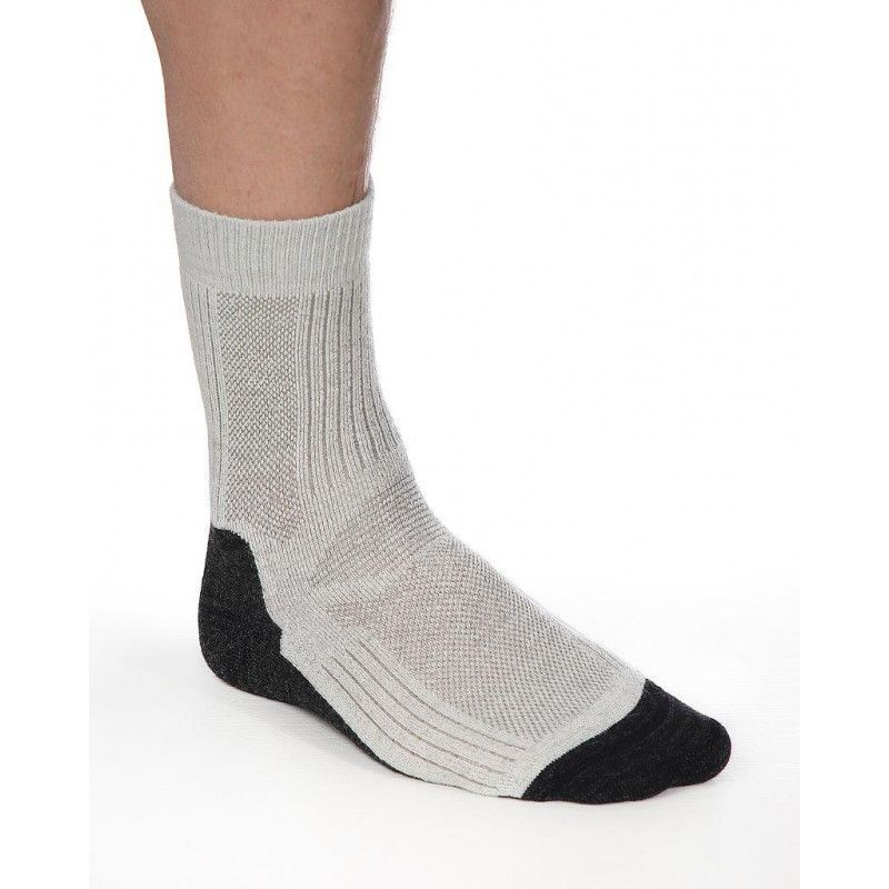 2001863-P172 Носки термо унисекс NONAME Classic Sock, высокая посадка, цв. св.серый-черный