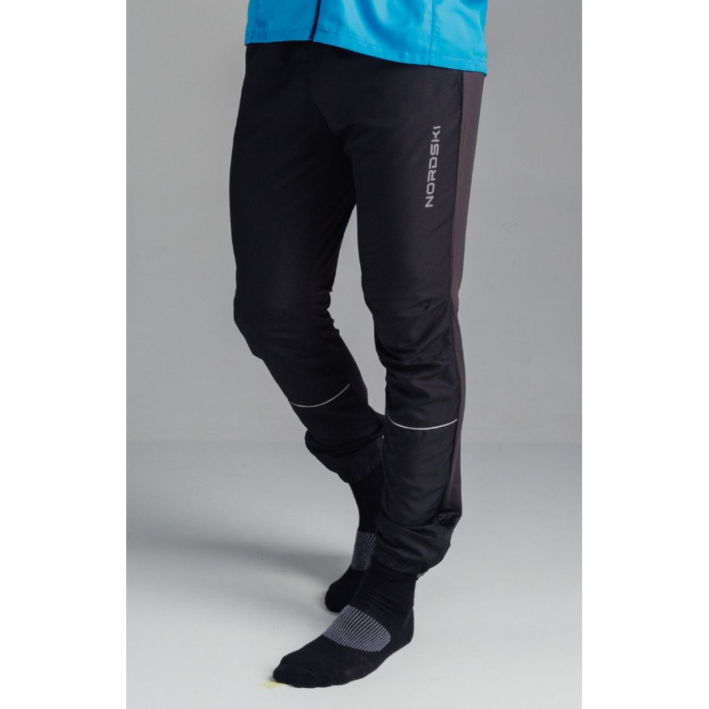 NSJ300100 Брюки дет. NORDSKI Premium Run, цв. черный