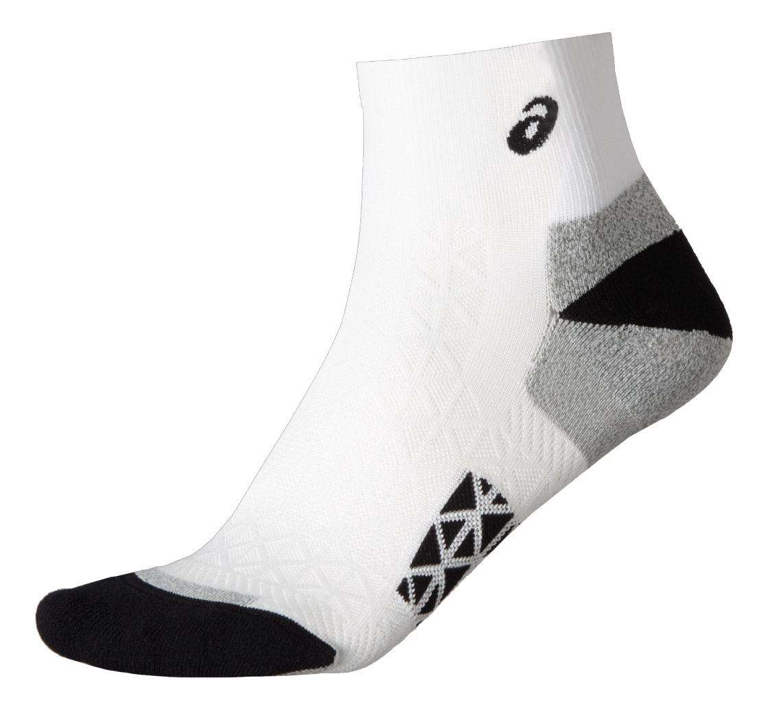 130890/0001 Носки термо унисекс ASICS Marathon Racer Sock, средняя посадка, цв. белый