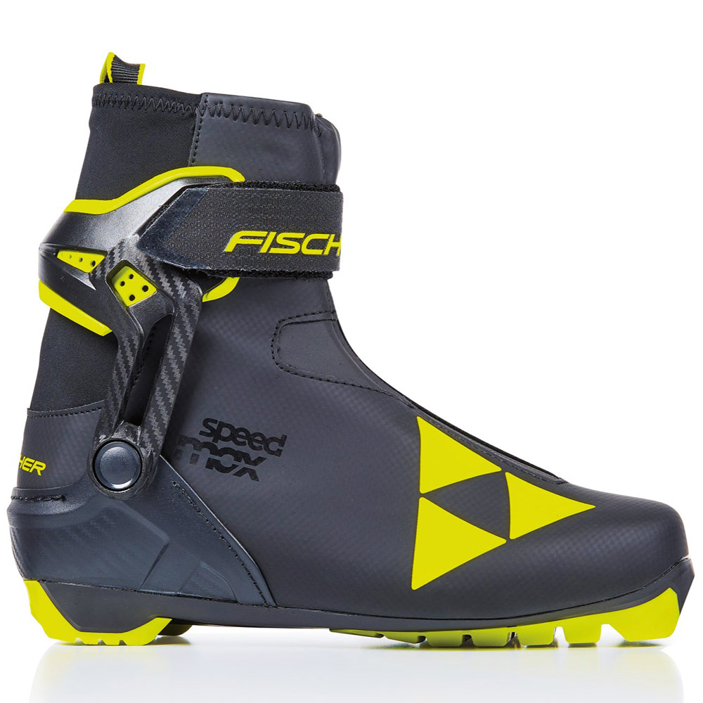 S40019 Лыжные ботинки унисекс FISCHER Junior Skate, система NNN Speedmax, цв. черный