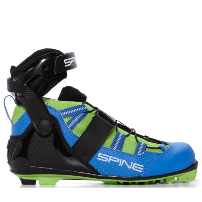 18/1-21 Ботинки лыжероллерные SPINE Skate Concept Skirol Pro, система NNN, цв. синий-зеленый