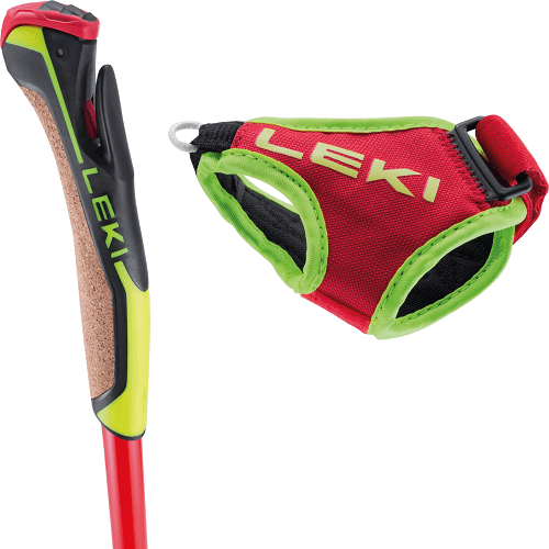 6434002 Лыжные палки LEKI HRC MAX F гон., разборн., freesize, темляк капкан 