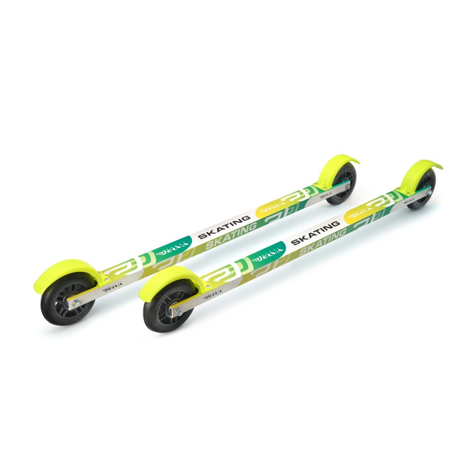 SK680R Лыжероллеры ELVA Skate, удлиненные L 680R mm, 100*24 Alu каучук