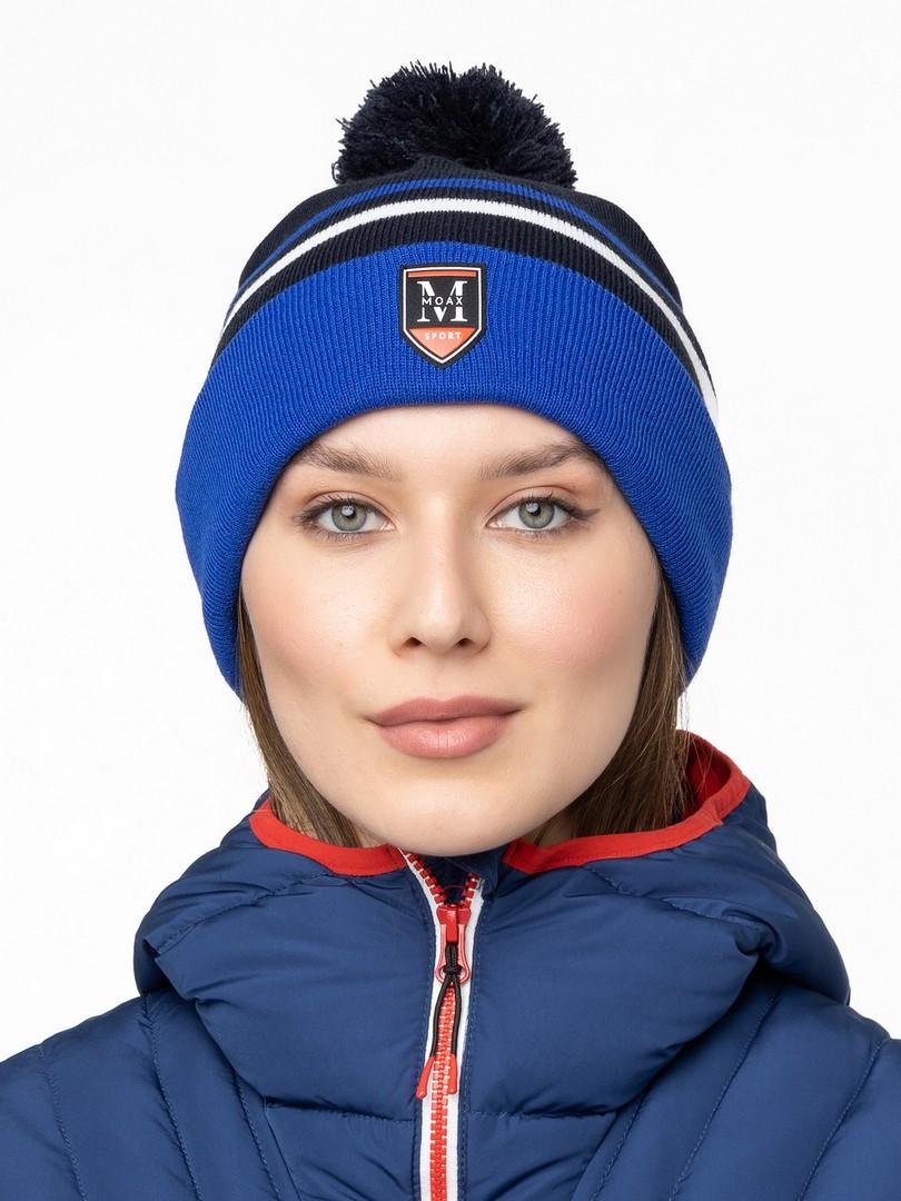 23631M-75102 Шапка унисекс MOAX Blizzard, цв. синий (василек)