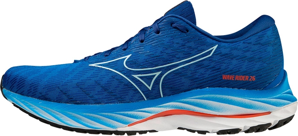 J1GC2203-05 Кроссовки MIZUNO Wave Rider 26 (беговые, пластина ТПУ), цв. синий