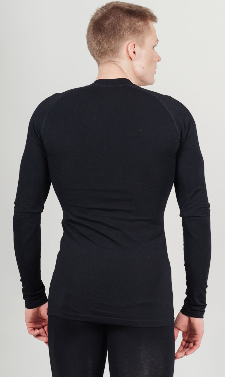 NSM377100 Комплект термобелья муж. NORDSKI Wool, цв. черный
