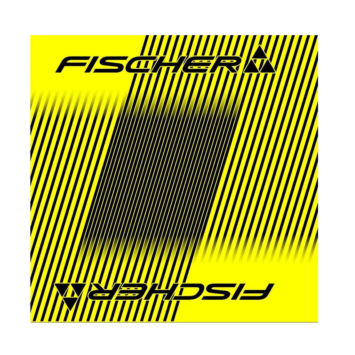 GR8127-304 Бандана унисекс FISCHER Logo, цв. желтый-черный