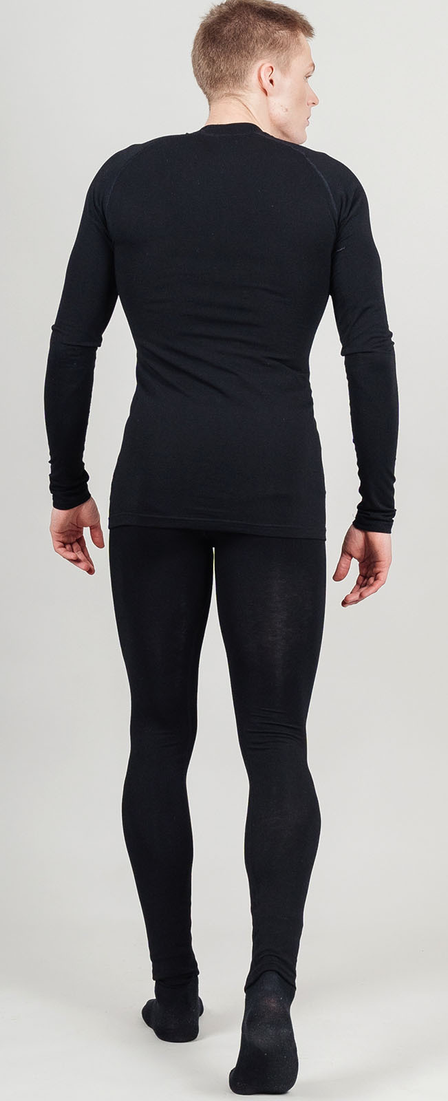 NSM377100 Комплект термобелья муж. NORDSKI Wool, цв. черный