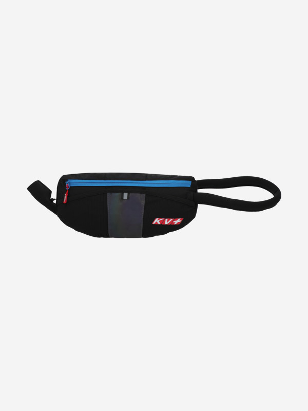 26D38 Термос-подсумок (гидратор) KV+ Marathon с USB-зарядкой, с фонариком, ёмкость 1 L, цв. черный