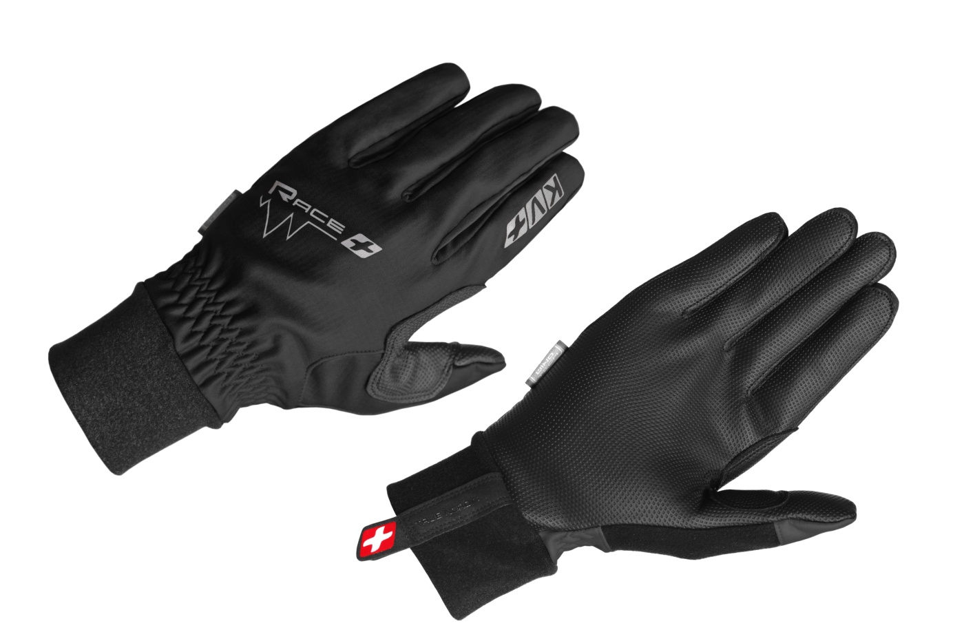 24G08.1 Перчатки унисекс KV+ Race Cross Country Gloves, цв. черный