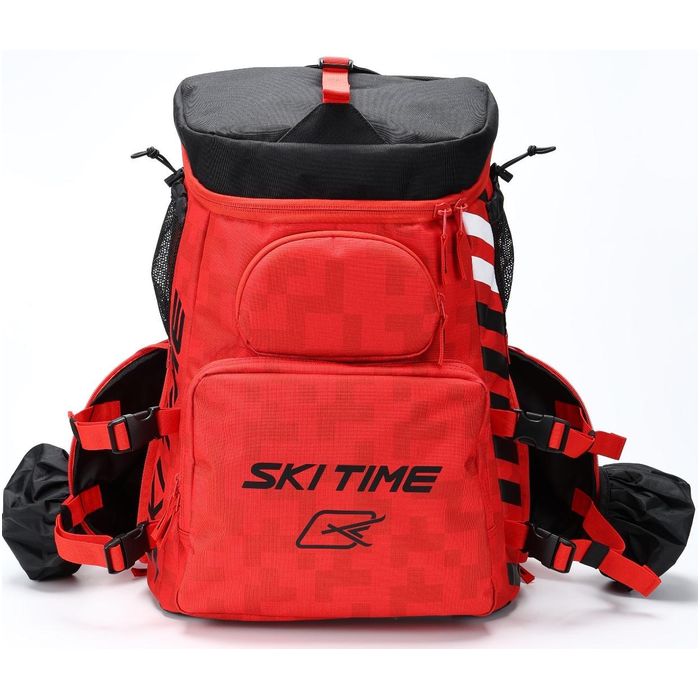 R40011 Рюкзак SKI TIME Sphere с отделением для обуви, р. 35 L, цв. красный-черный