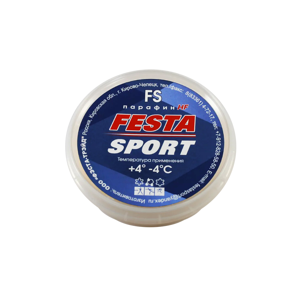FS4 Парафин ФЕСТА СПОРТ высокофтористый  (+4...-4) 90 гр.