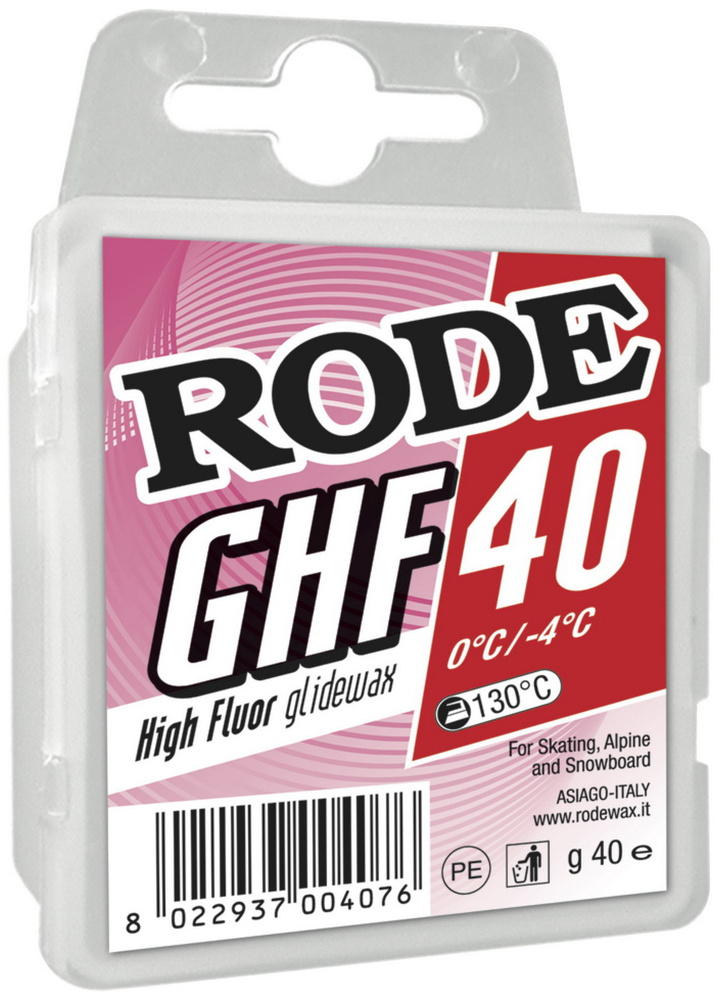 GHF-40 Парафин RODE HF RED (0...-4) р.40 гр.