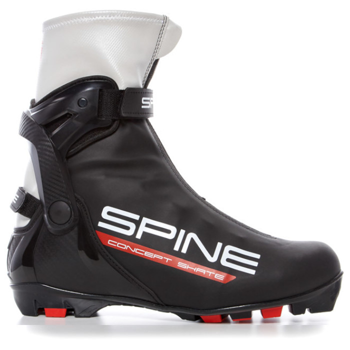 296-22 Лыжные ботинки унисекс SPINE Skate, система NNN Concept, цв. черный